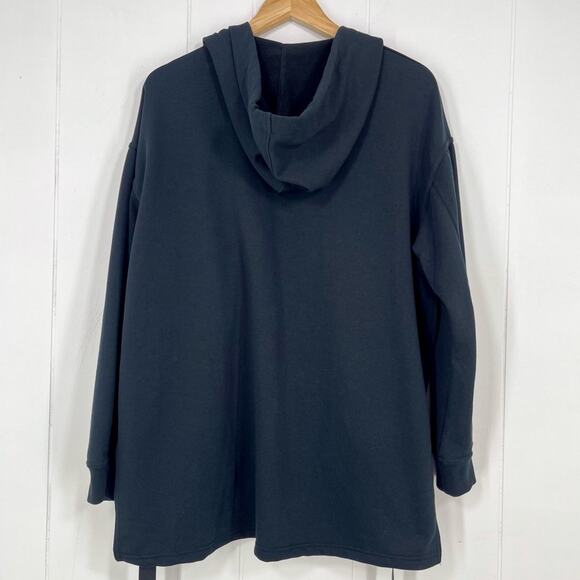 Nike Dri-Fit Wrap Training Hoodie Athleisure Lounge 889204-010 Size Small Black - Picture 5 of 16